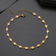 Heart Chain Anklet
